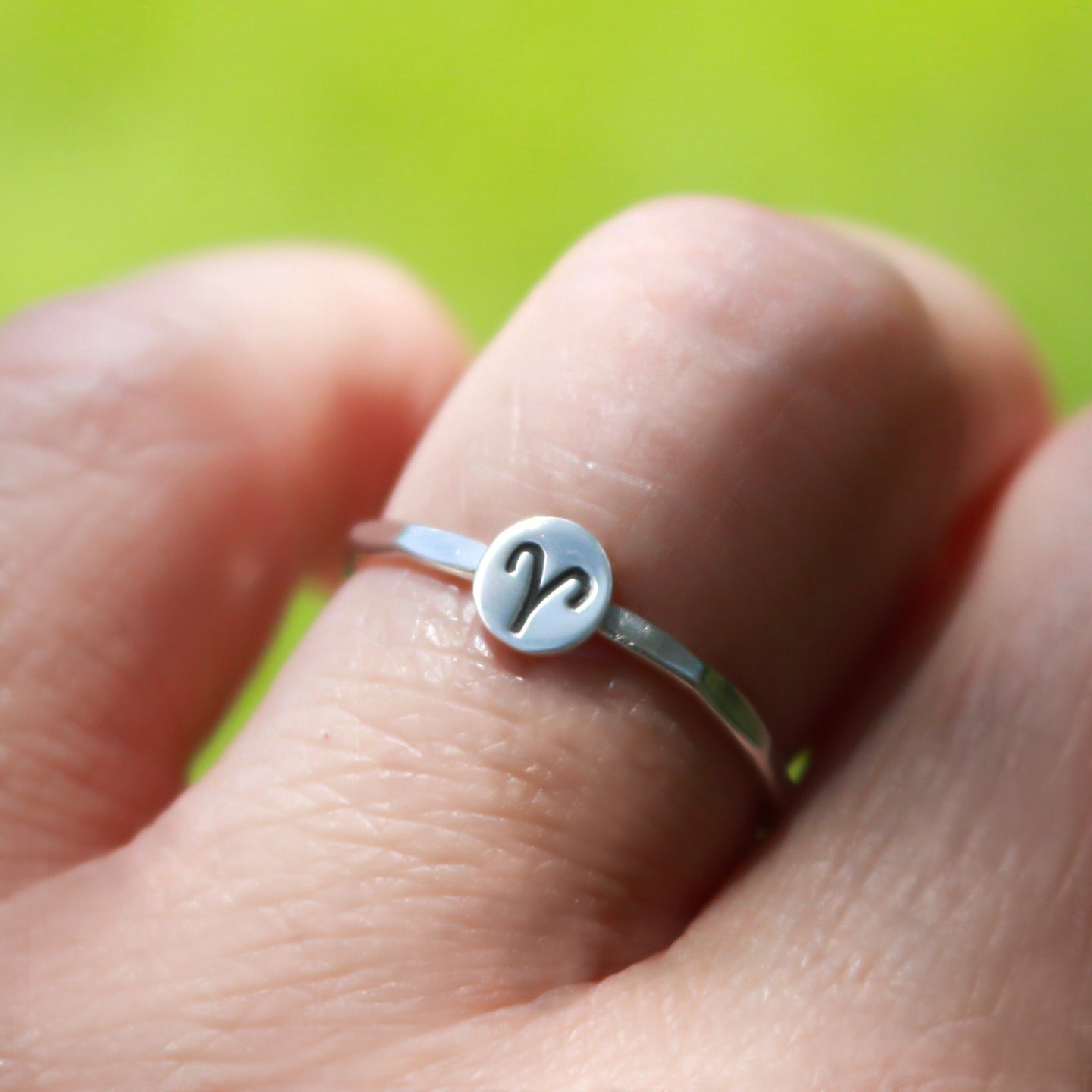 Zodiac Symbol Rings-Womens-LittleGreenRoomJewelry-LittleGreenRoomJewelry